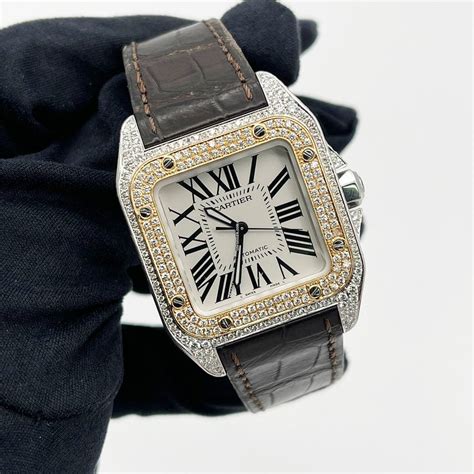 cartier santos small model|cartier santos bezel.